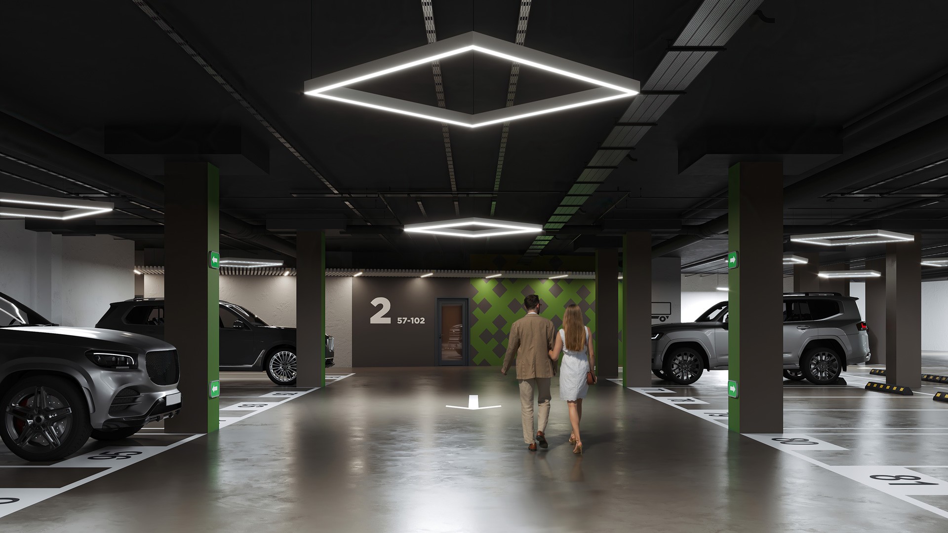 Теплый паркинг в ЖК Ленские высоты